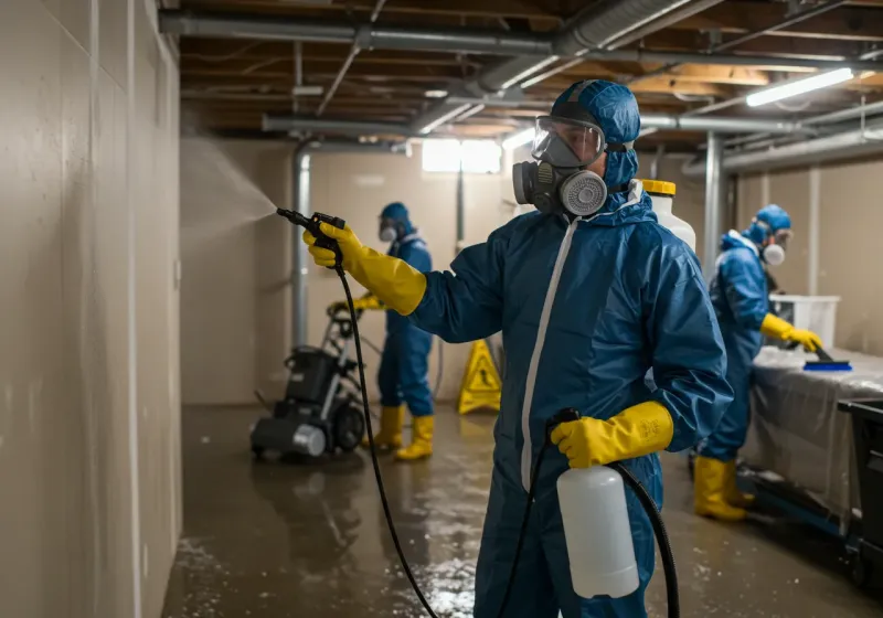 Basement Sanitization and Antimicrobial Treatment process in Chesterfield County, SC